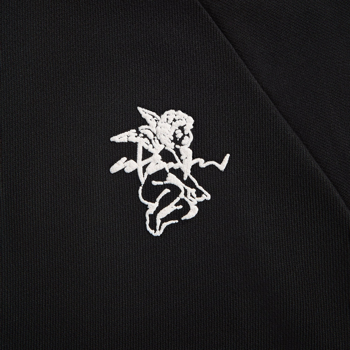 Stampd 1993 Cherub Raglan Hoodie - Vintage Washed - Charcoal
