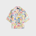 Kith Kids Thompson Camp Sketched Monogram Shirt - Silk