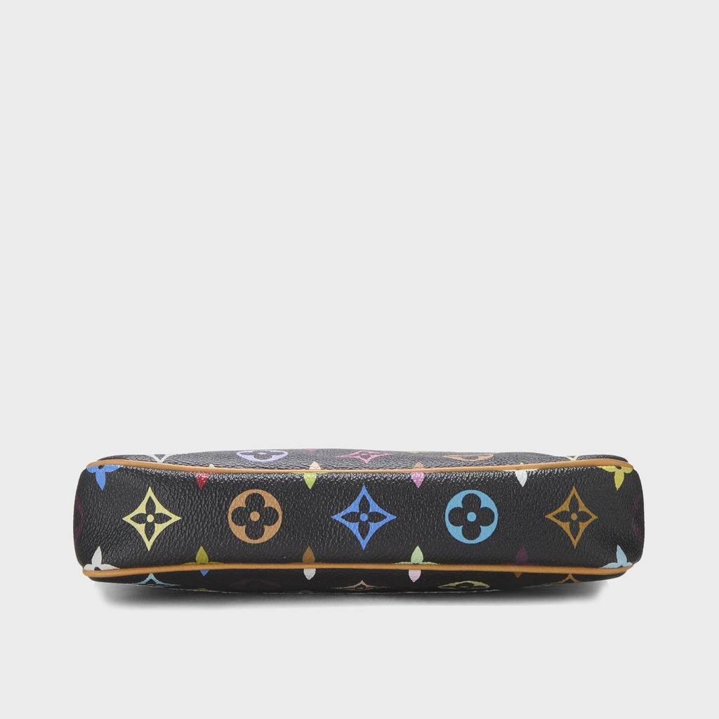 WGACA Louis Vuitton x Takashi Murakami Pochette Accessoires V2 - Black / Multi