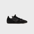 Rick Owens Minimal Suede Trimmed Sneaks - Black / Black / Black