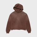 Acne Studios Fleece Logo Hoodie - Chocolate Brown