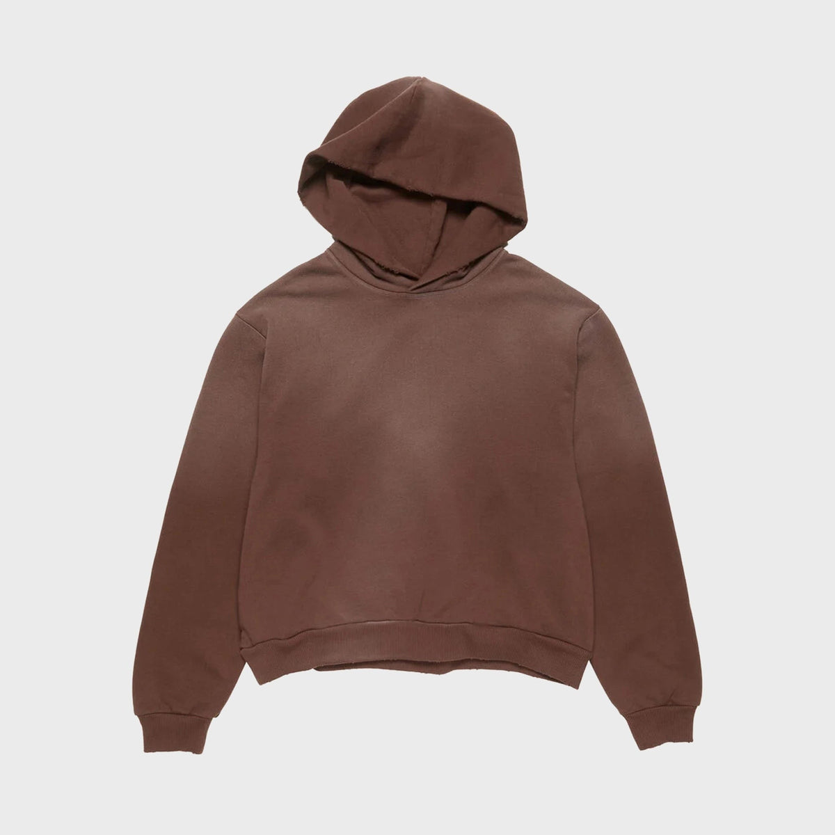 Acne Studios Fleece Logo Hoodie - Chocolate Brown