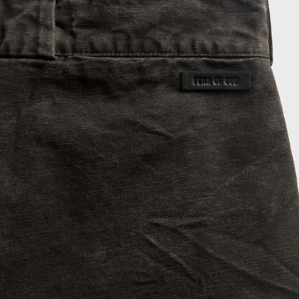 Fear of God Washed Canvas Utility Short - Black