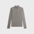 Entire Studios Longsleeve Polo - Silver Grain