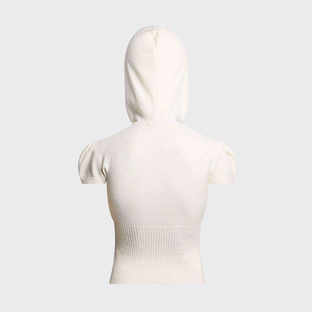 GUIZIO Bella Zip Up Jacket - White