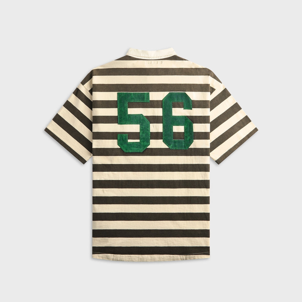 Coût De La Liberté Connor Stripe Rugby With Crystal Embroidered CDLL 56 Shirt - Ozone Black