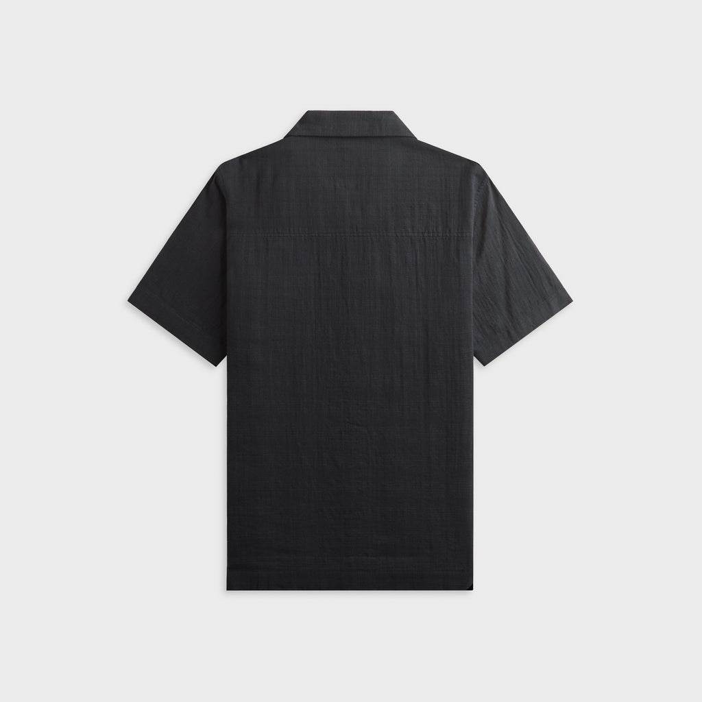 Maharishi 7316 Light Double Voile Cuban Shirt - Navy