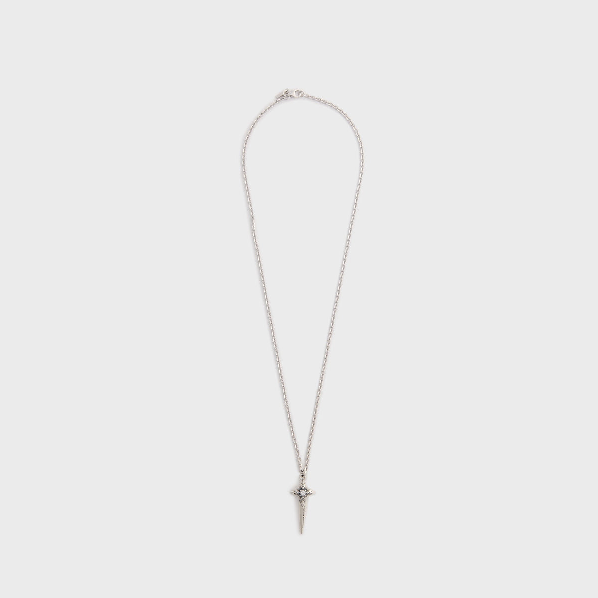 Emanuele Bicocchi Star Wind Dagger Necklace - Silver