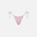 Frankies Bikinis x Pamela Anderson Venice Floral Jacquard Bottom - Pink Dream