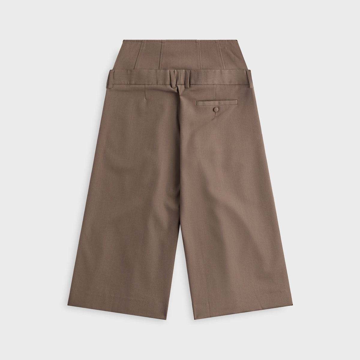 KNWLS Jett Cropped Culotte Trousers - Taupe