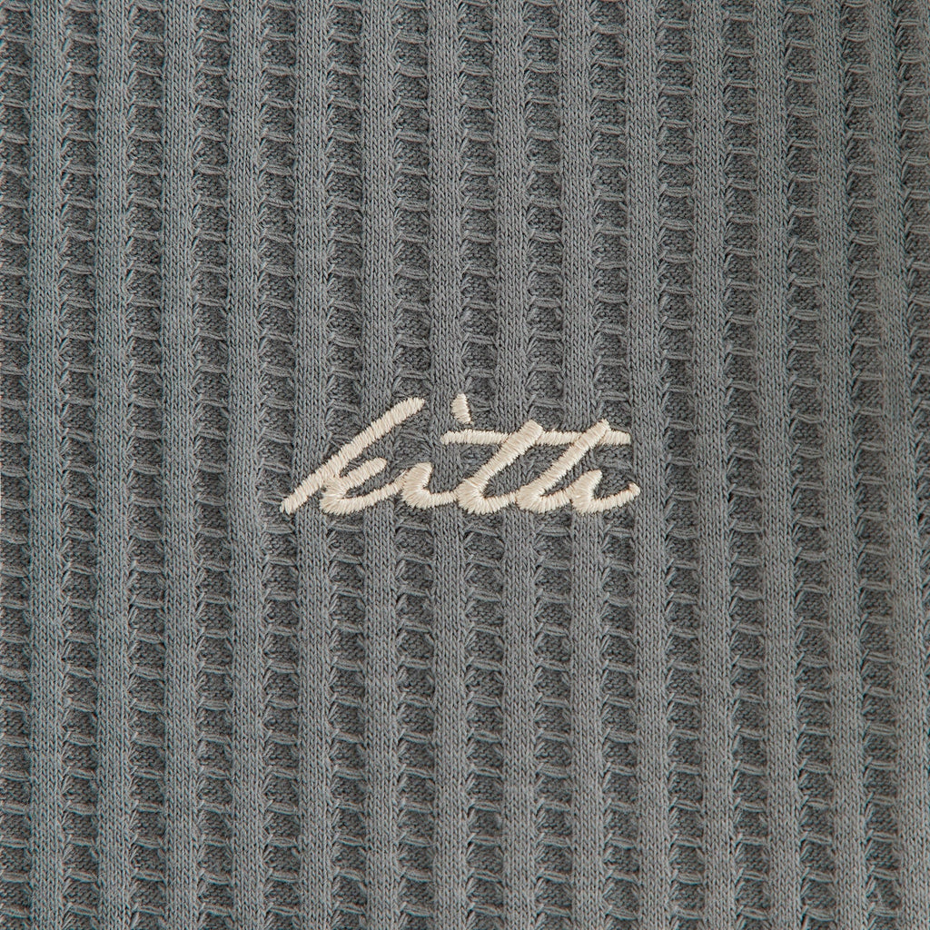 Kith Women Fei Waffle Cropped Tee - Island