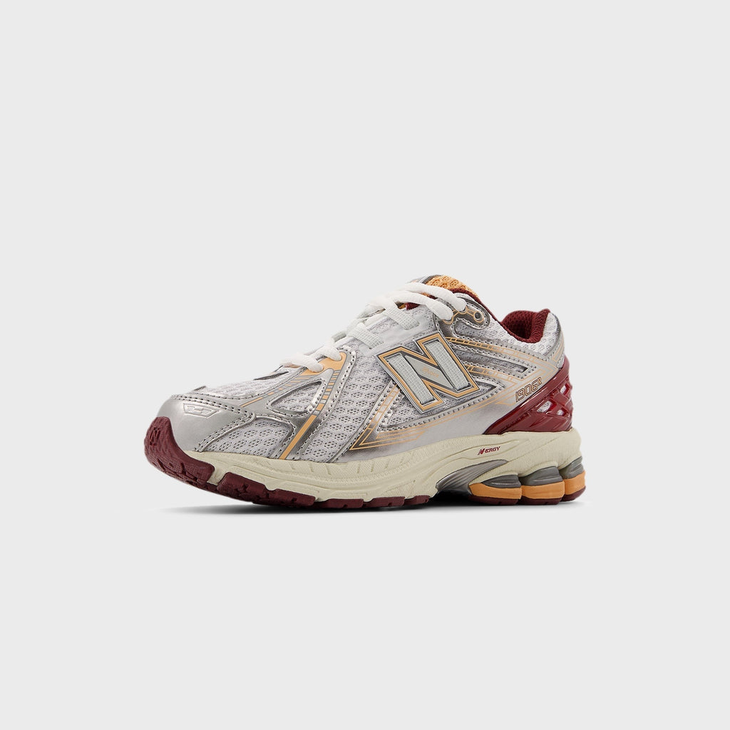 New Balance PS 1906 - Silver Metallic / Monarch Burgundy