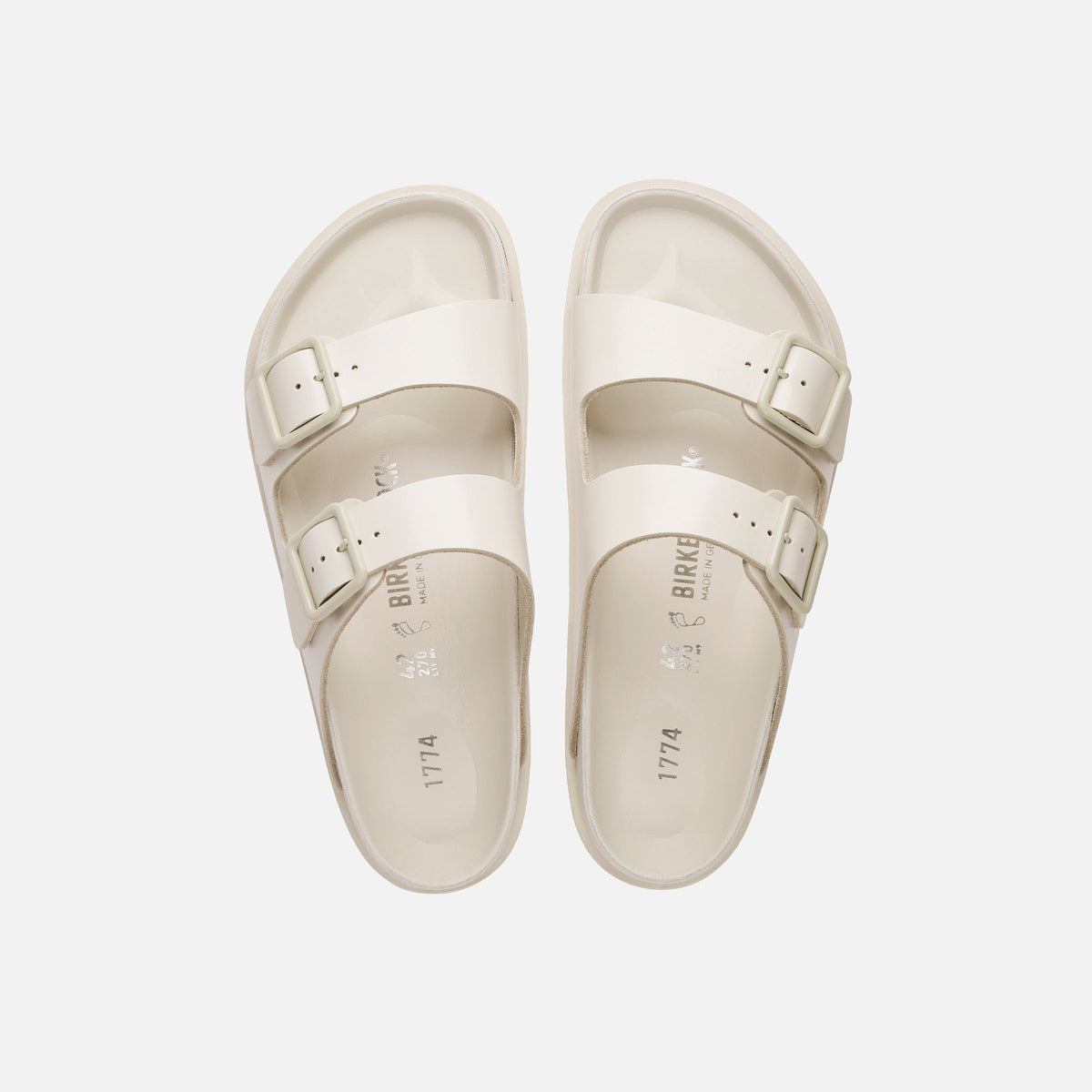 Birkenstock 1774 Arizona Smooth Leather - Bone