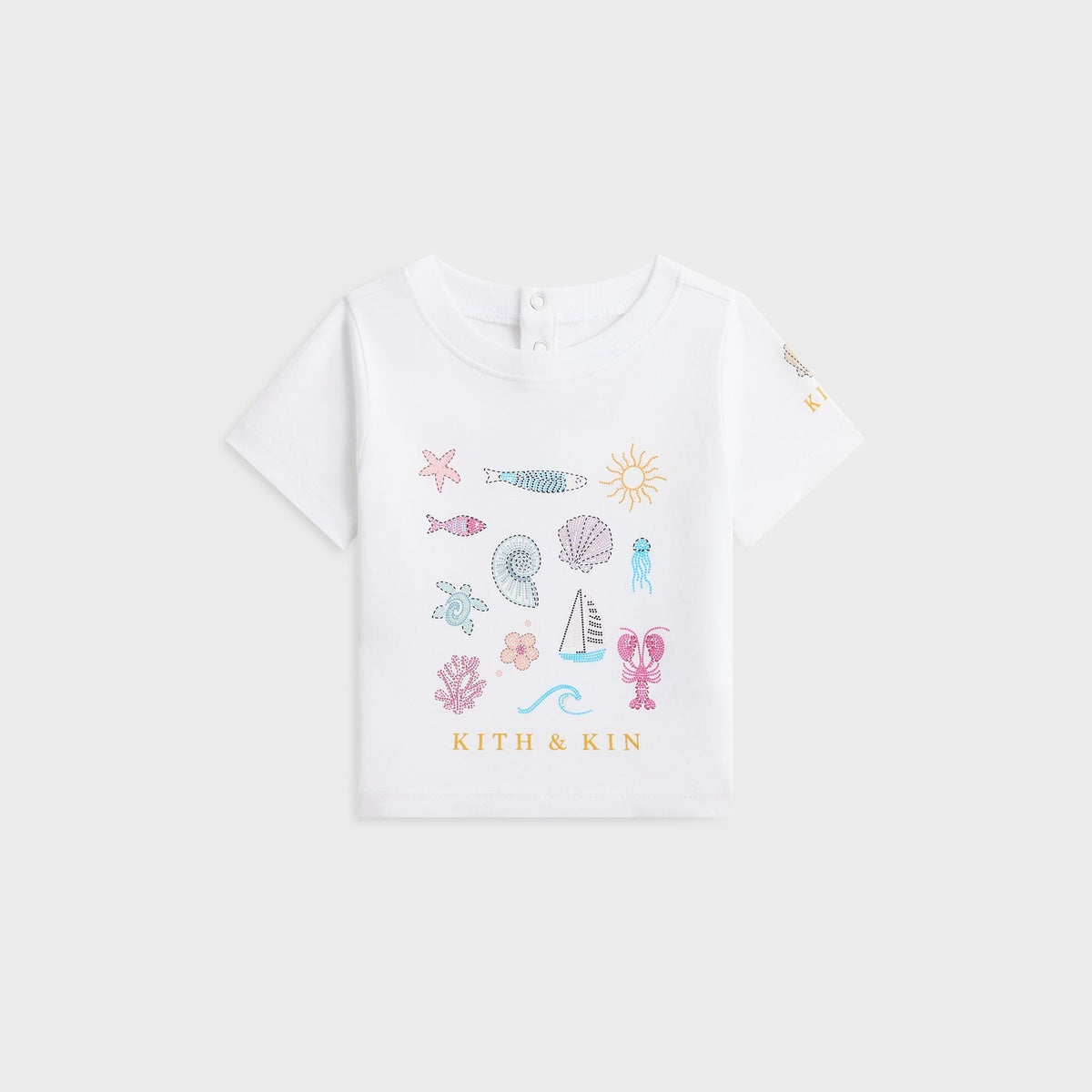 Kith Baby Kith & Kin Beach Tee - White