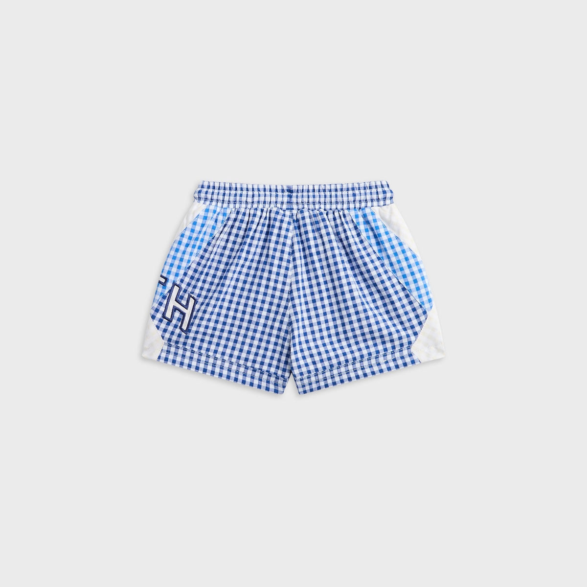 Kith Baby Color-Blocked Gingham Turbo Short - Layer