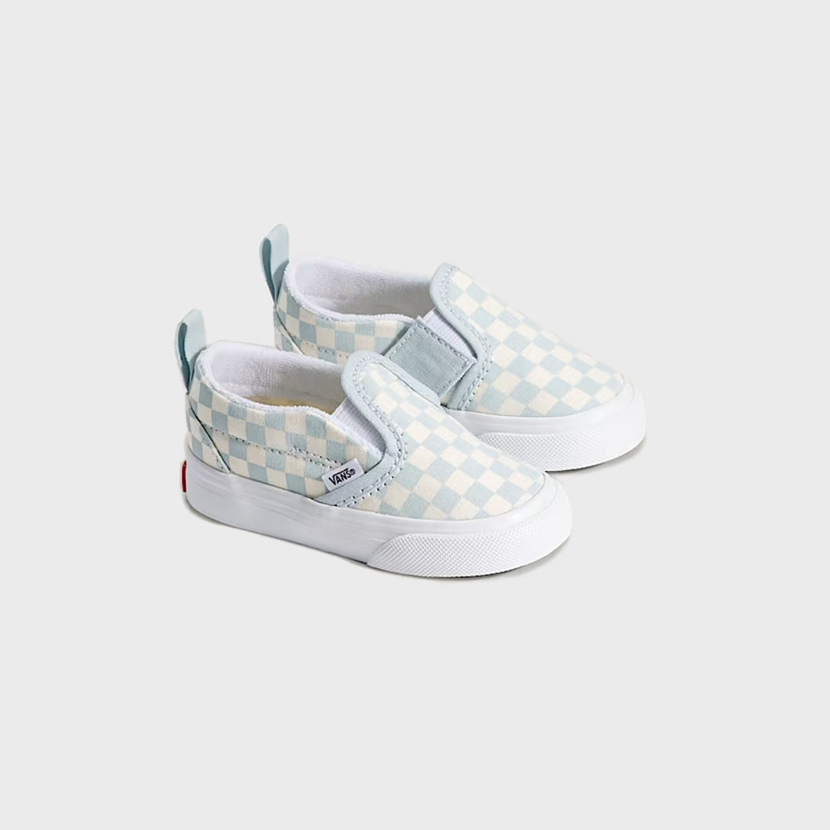 VANS TD Classic Slip-On Checkerboard Shoe - Checkerboard Dawn Mist Blue