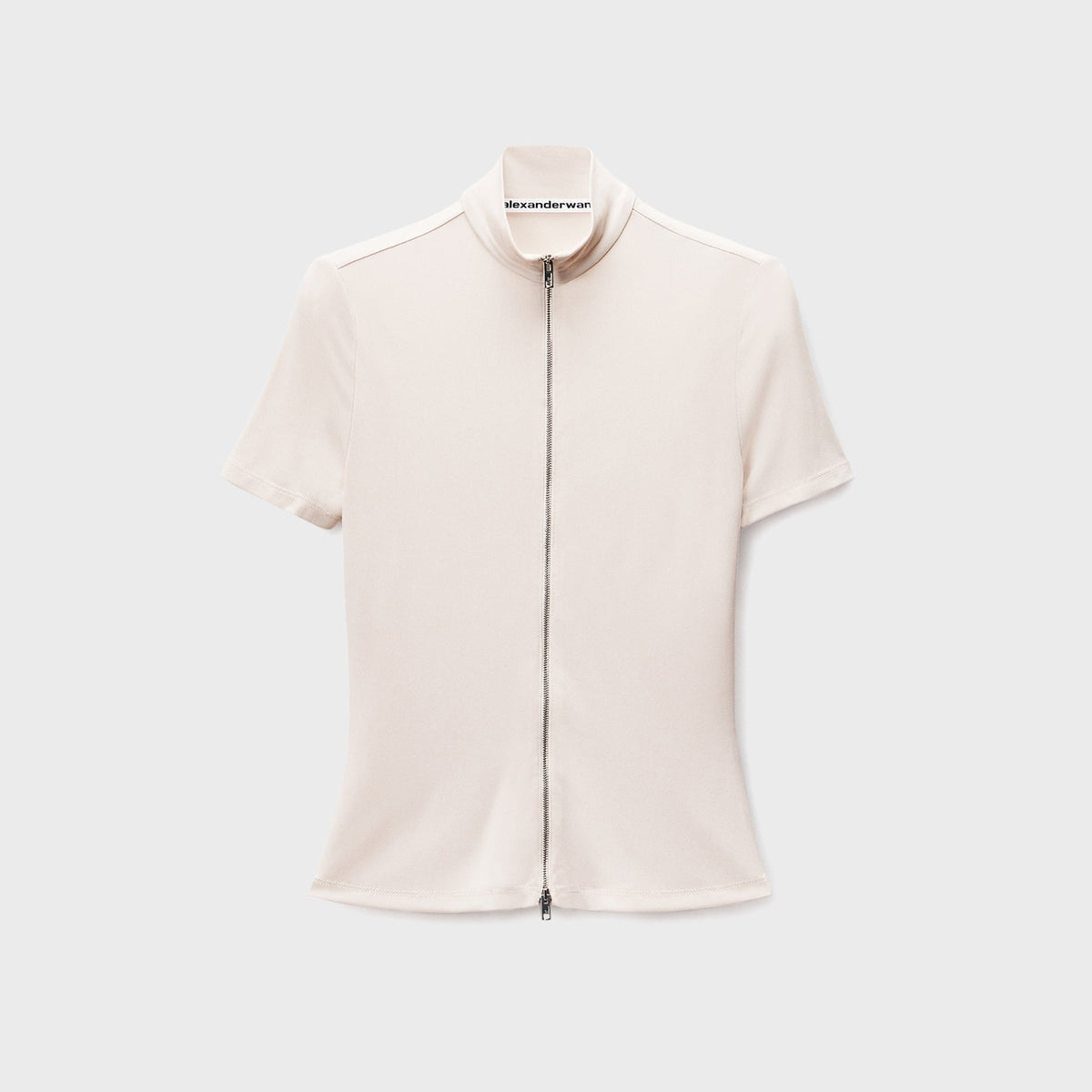 Alexander Wang Rashguard Top With Mock Neck - Ivory