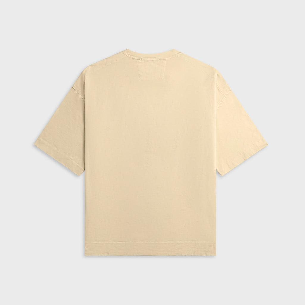 C.P. Company 20/1 Jersey Short Sleeve Boxy Logo Tee - Frozen Dew
