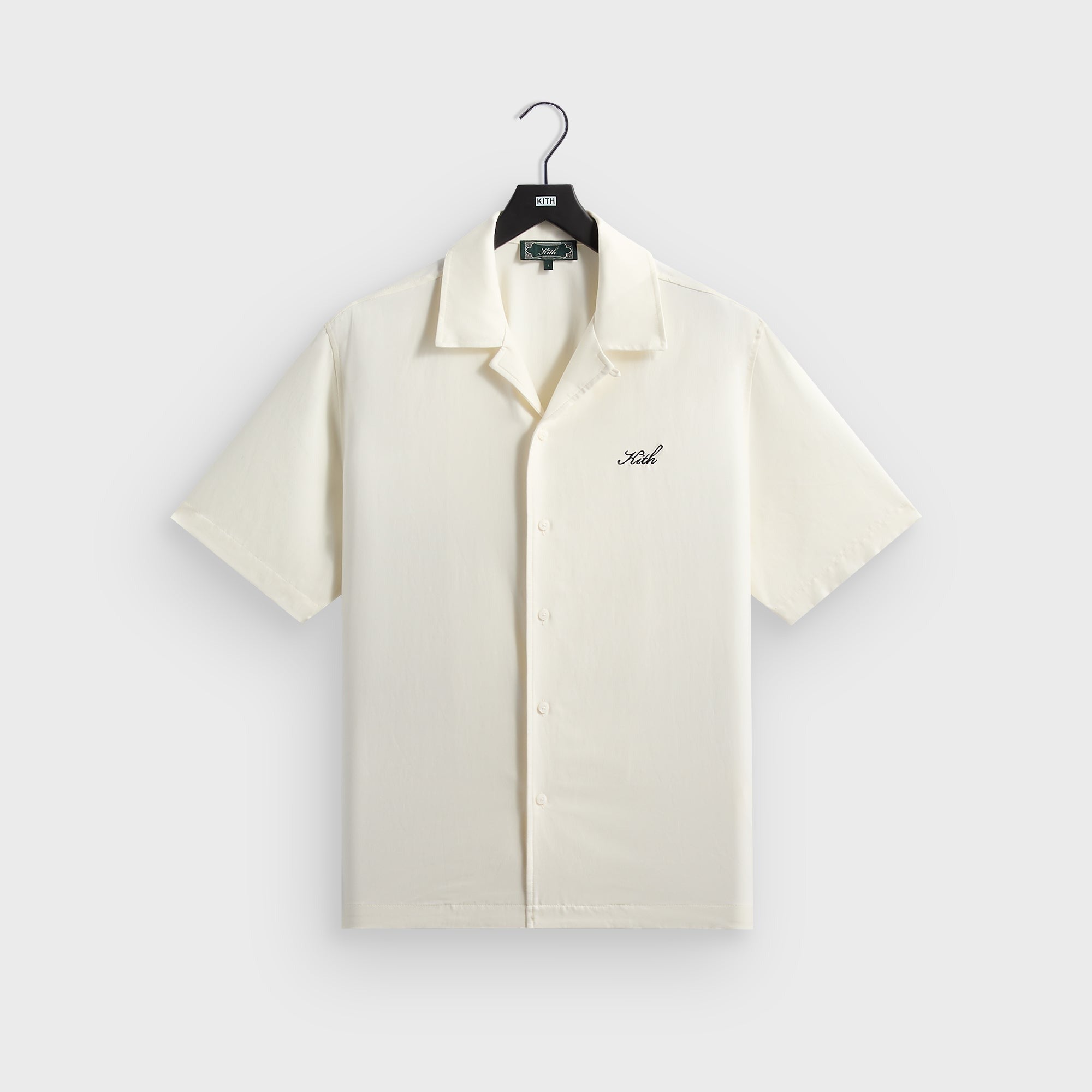 Kith Silk Cotton Thompson Camp Collar Shirt - Sandrift