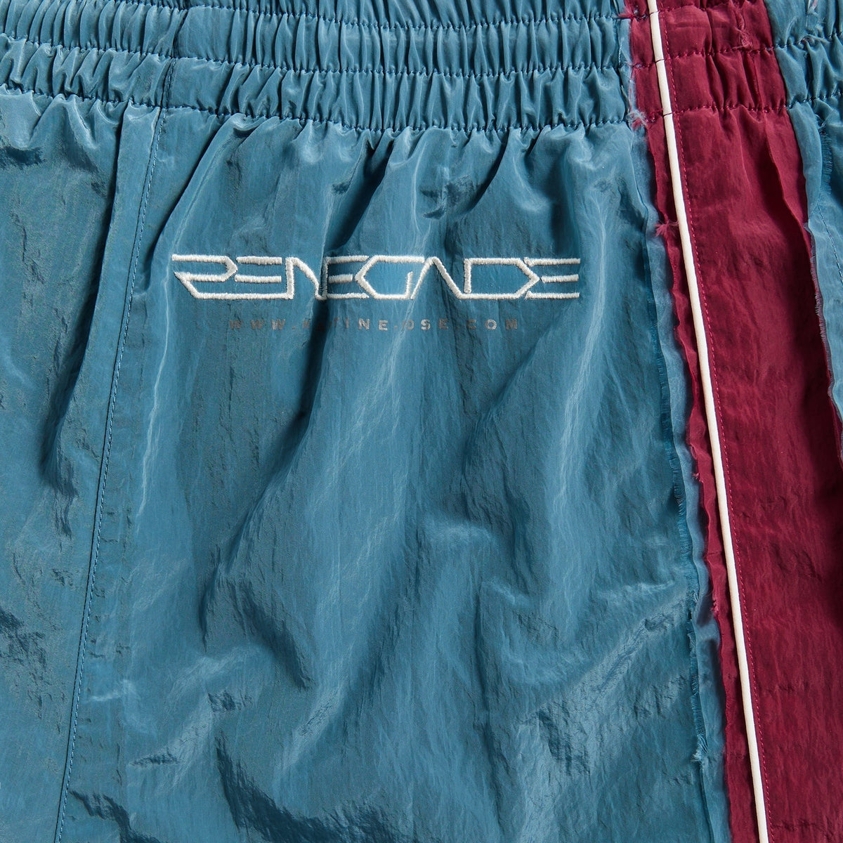 Martine Rose Panelled Track Pant - Blue Teal