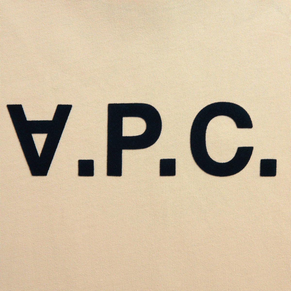 A.P.C. Standard Grand VPC Tee - Mastic / Bleu
