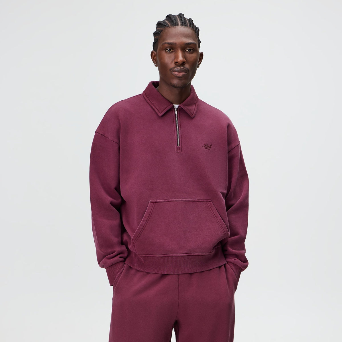 Kith Quarter Zip Popover Sweatshirt - Essence