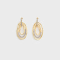 Alexis Bittar Solanales Gold Crystal Pave Mobile Post Earring - Gold