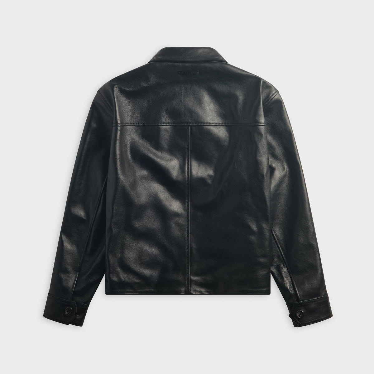 Marni Crust Front Leather Jacket - Black