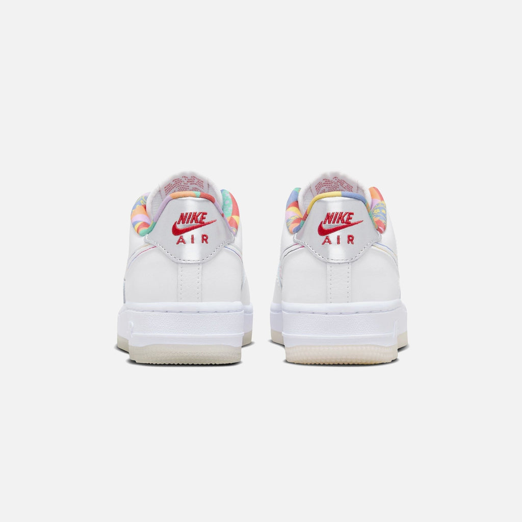 Nike GS Air Force 1 LV8 - White / Midnight Navy
