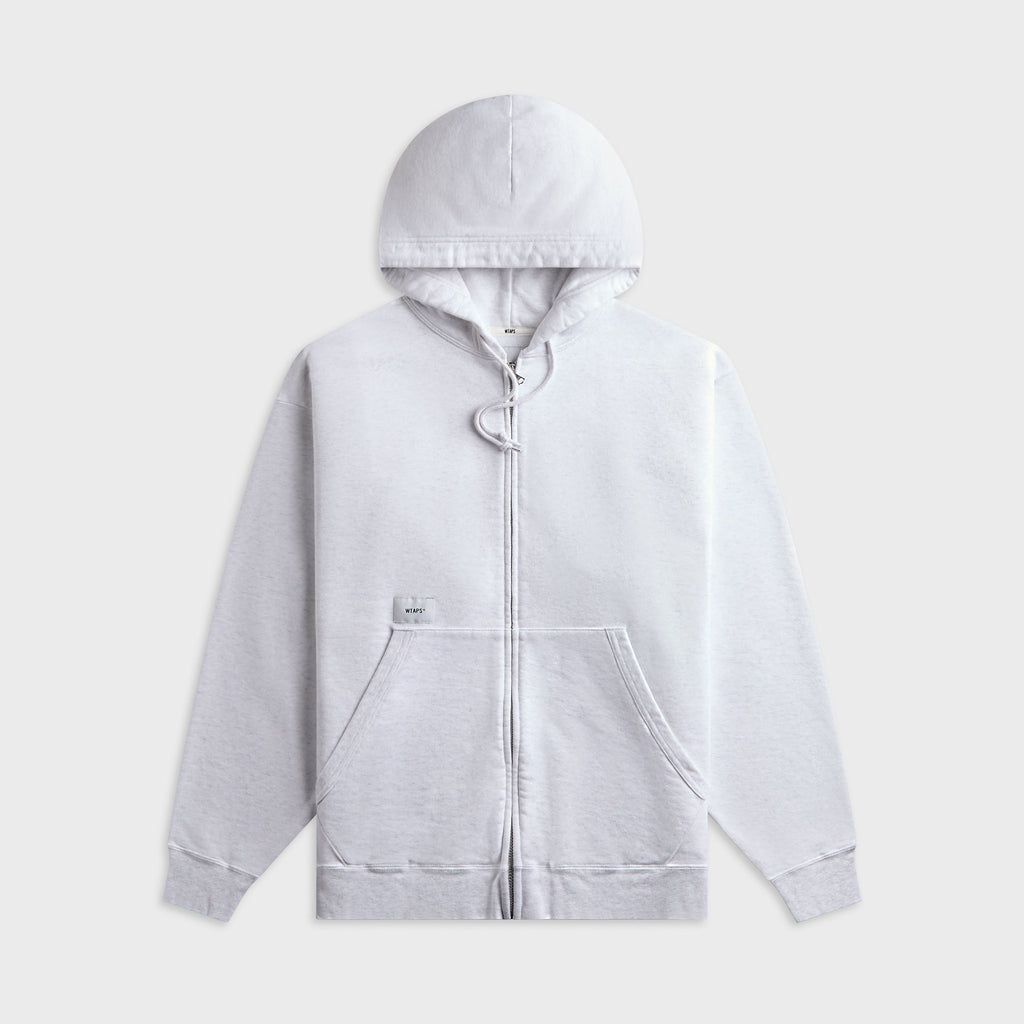 WTAPS Throwdy Cotton Zip Hoody - Light Gray