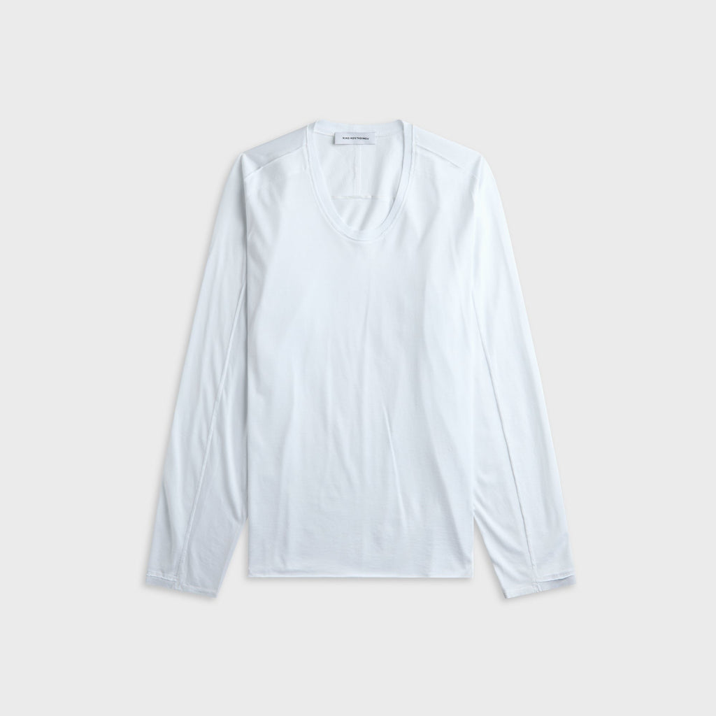 Kiko Kostadinov Astro Long Sleeve Top - White