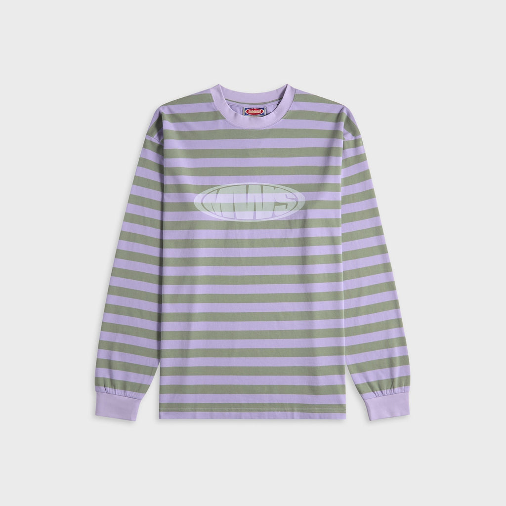 Metalwood Bulge Logo Long Sleeve Tee - Pink / Green