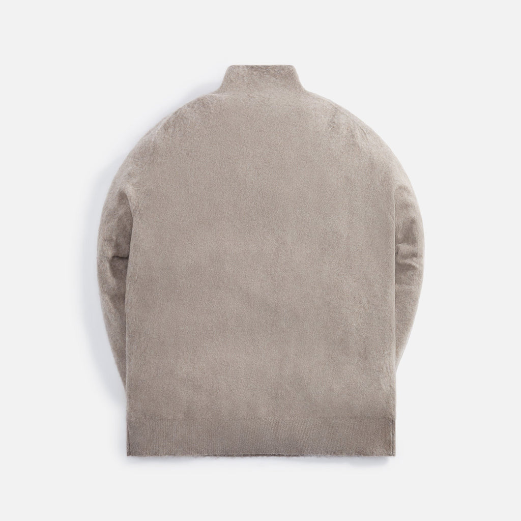 Massimo Alba Liam Cashmere Half Zipped Sweater - Grey