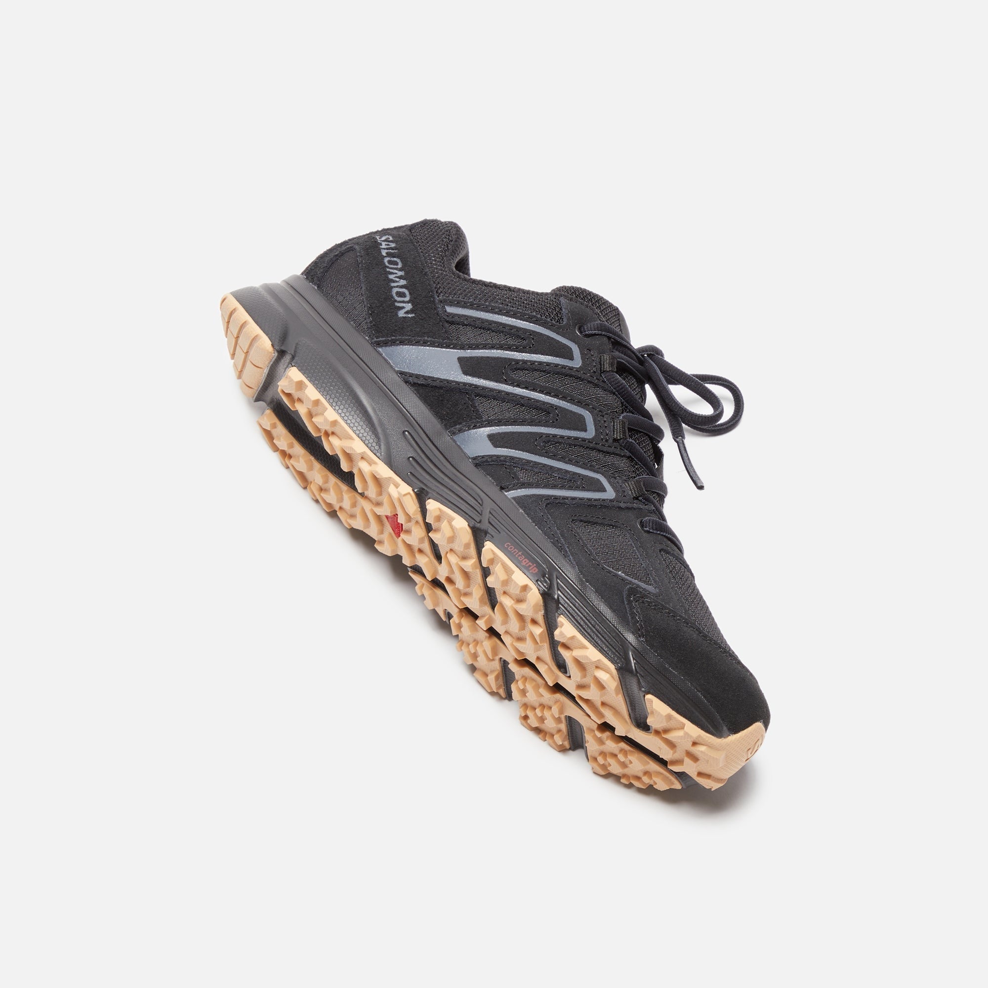 Salomon X-Mission 4 Suede - Black / Ebony / Gum