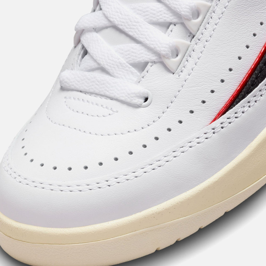 Nike WMNS Air Jordan 2 Retro Low - White / University Red / Black / Coconut Milk