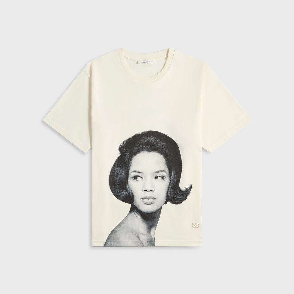Wales Bonner Selah Oversized Tee - Ivory