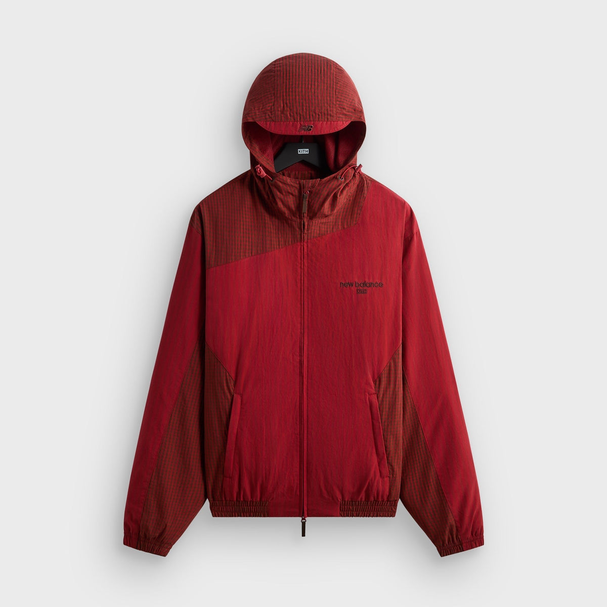 Kith & New Balance Poplin Mix Madison V Jacket - Biking Red