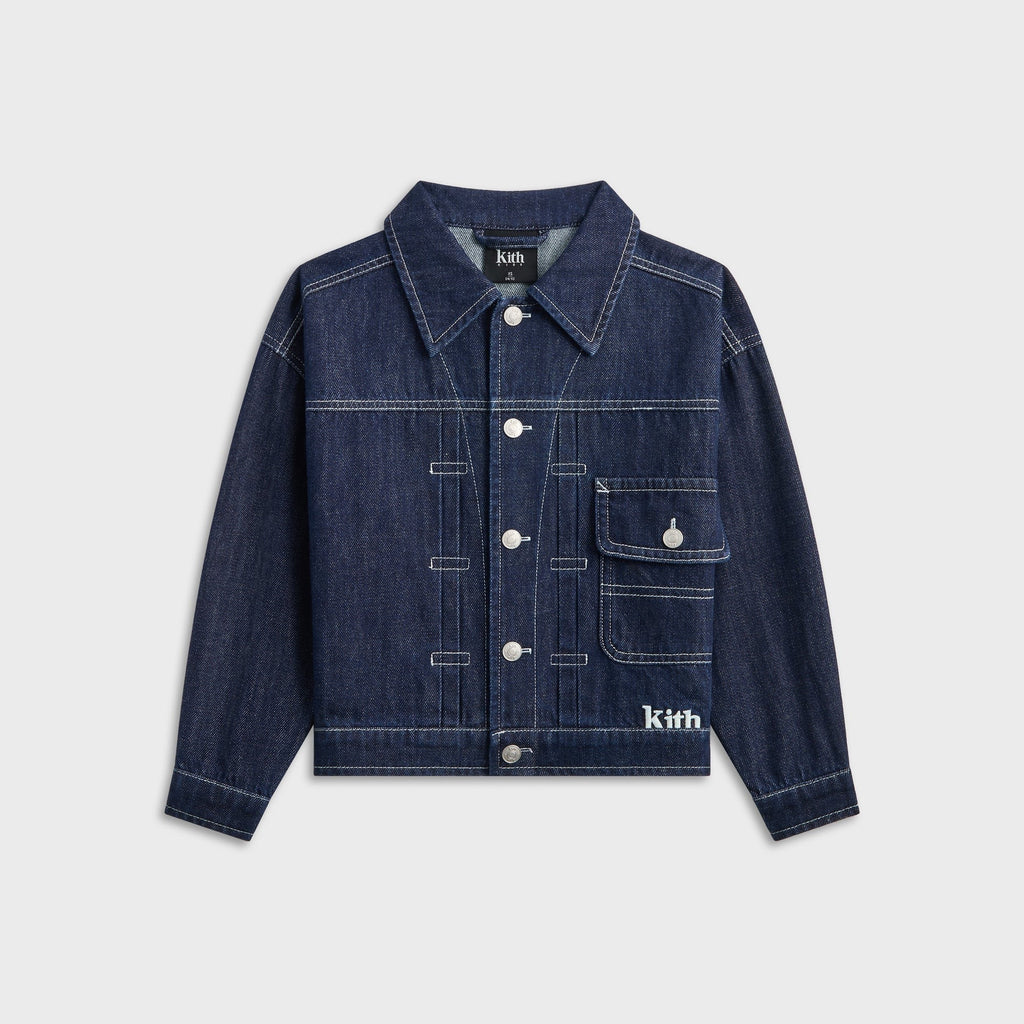 Kith Kids Alonzo II Denim Jacket - Dark Indigo