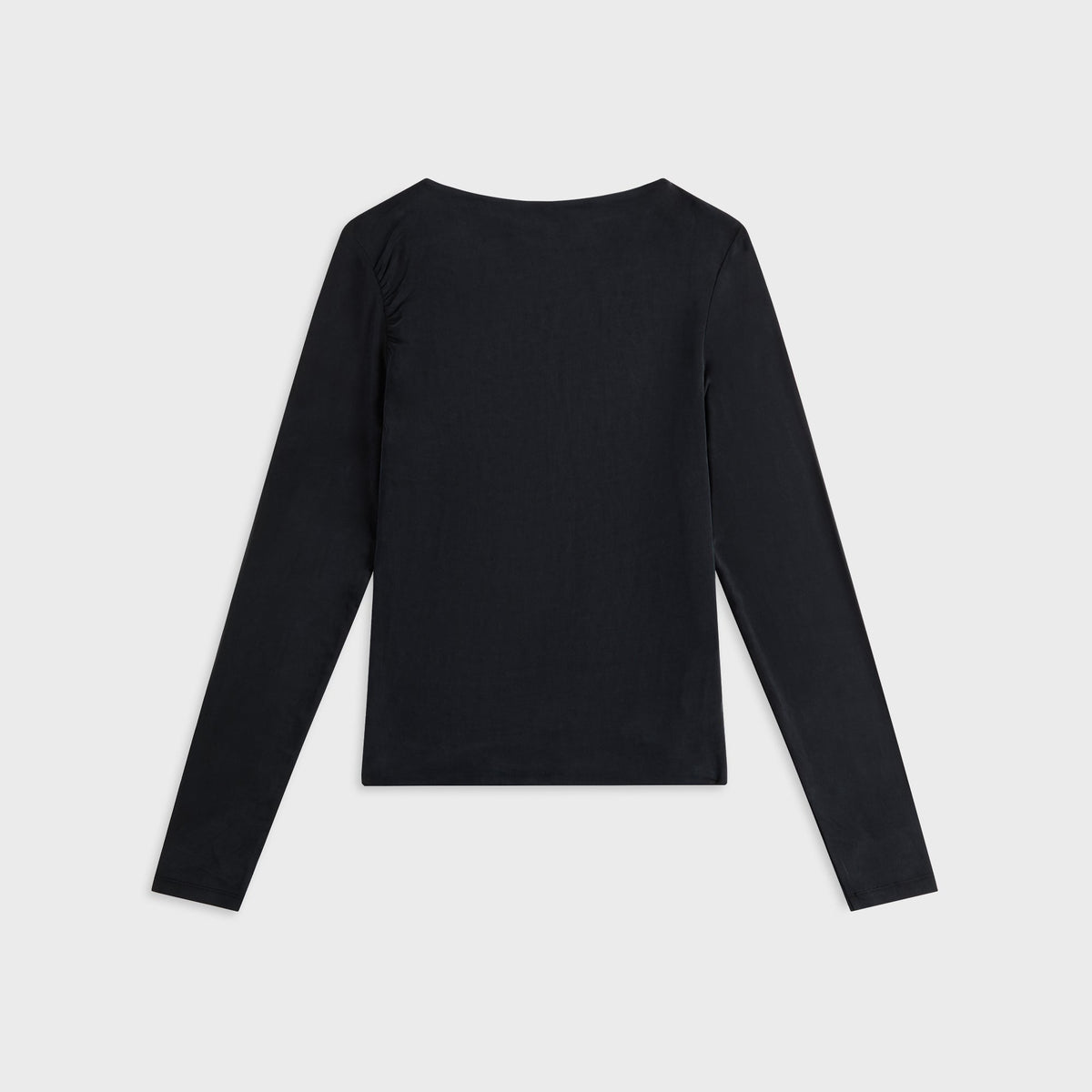 Peachy Den Kylie Long Sleeve Top - Black