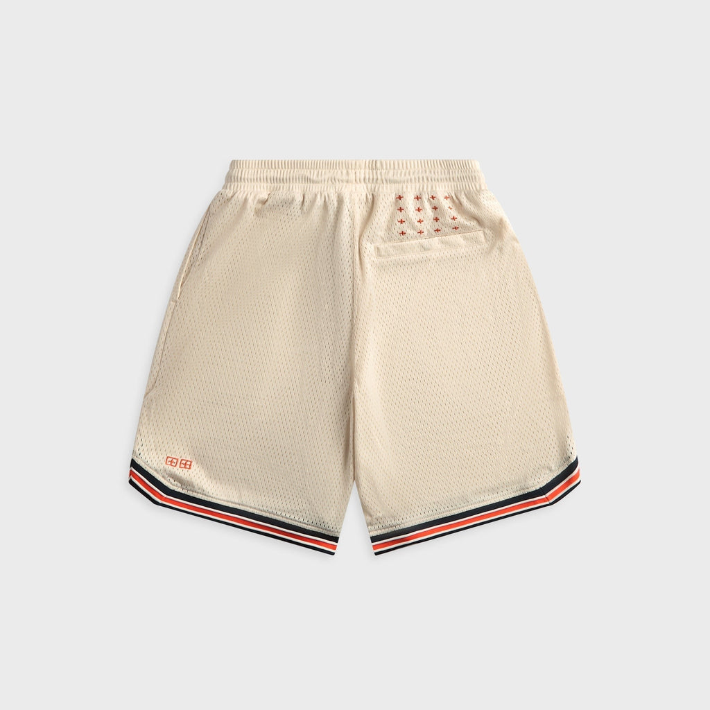 Ksubi Bolter Mesh Life Short - Ecru