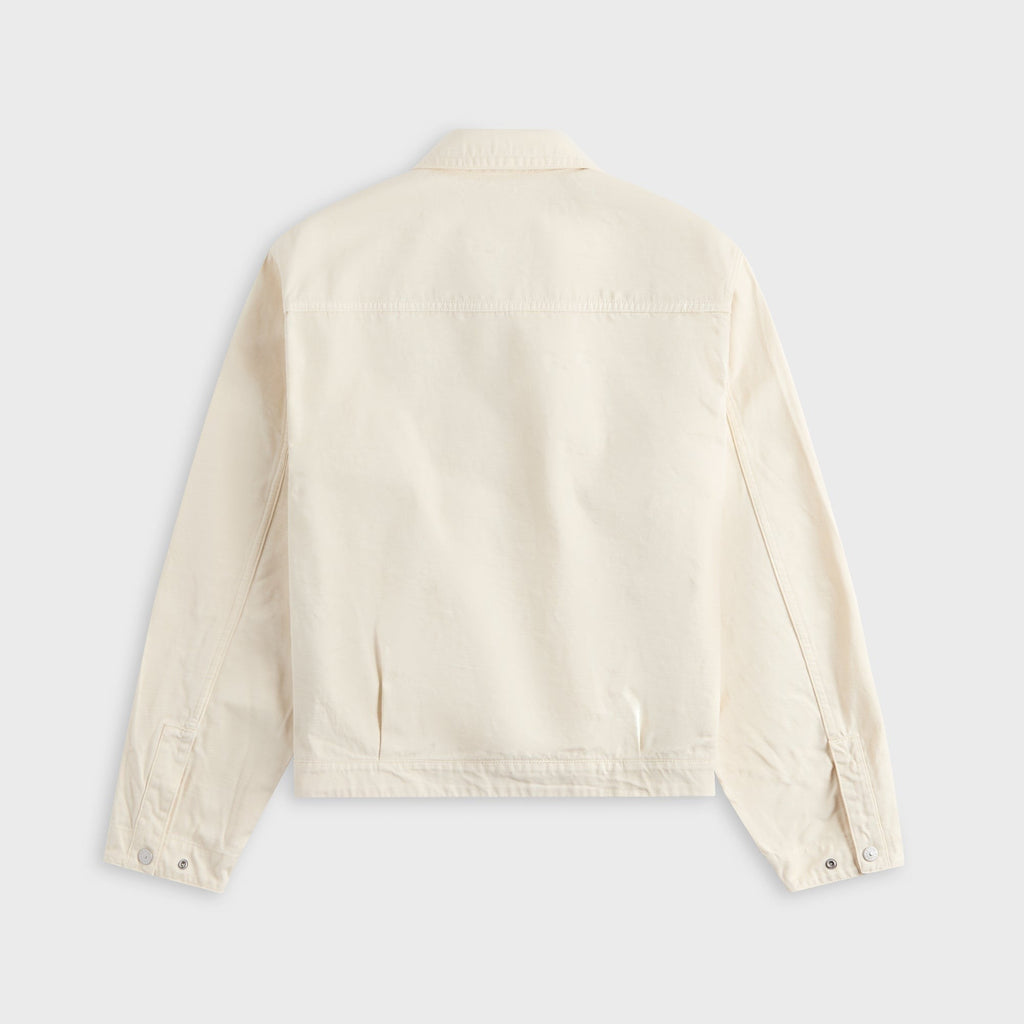 Stone Island Marina Slub Cotton Batavia Coach Jacket - Ivory
