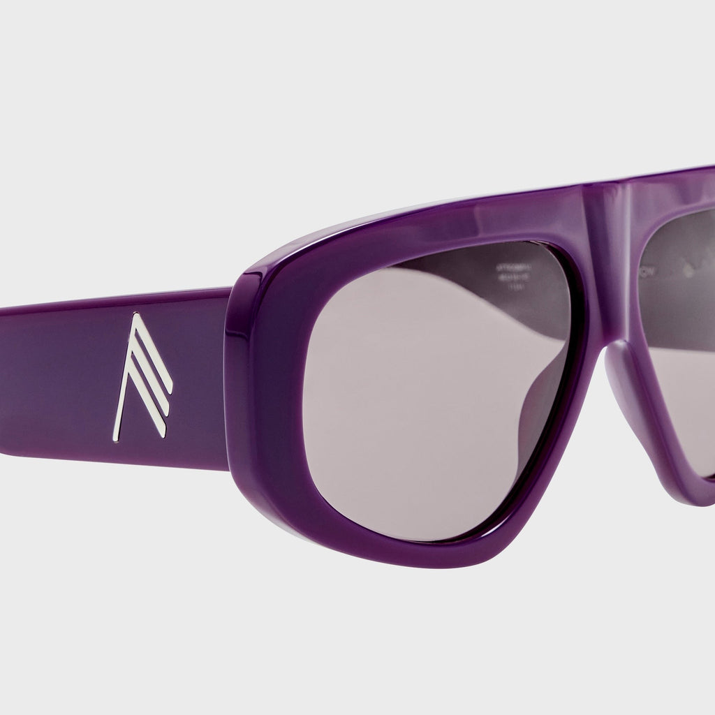 The Attico Milano Sunglasses - Mauve / Silver