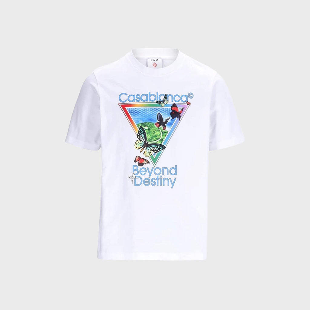 Casablanca Tennis Club Icon Beyond Destiny Classic Tee - Bright White