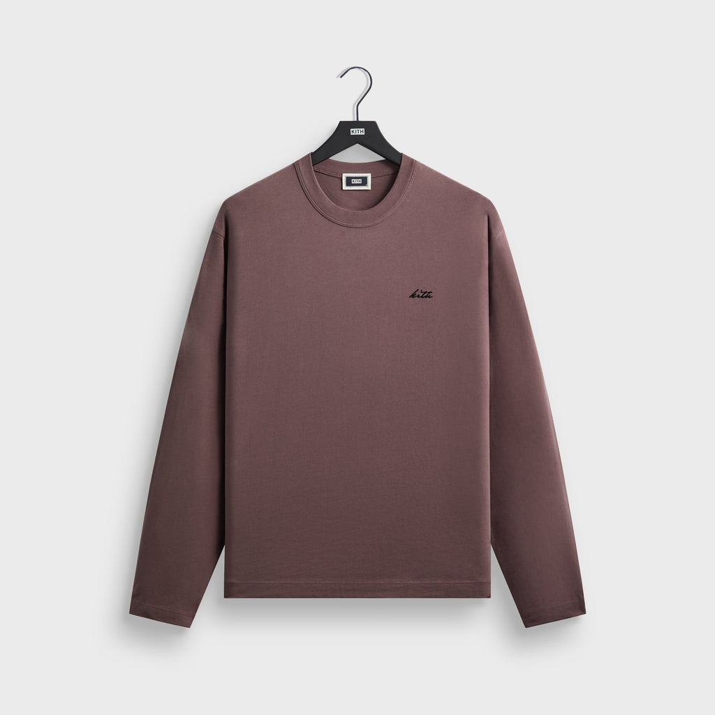 Kith Long Sleeve Alex Boxy Tee - Matrix
