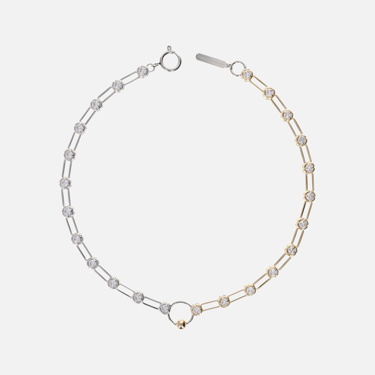 Justine Clenquet Alva Necklace - Gold / Palladium