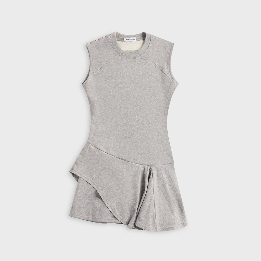 Peachy Den Joni Skort Dress - Grey Marl