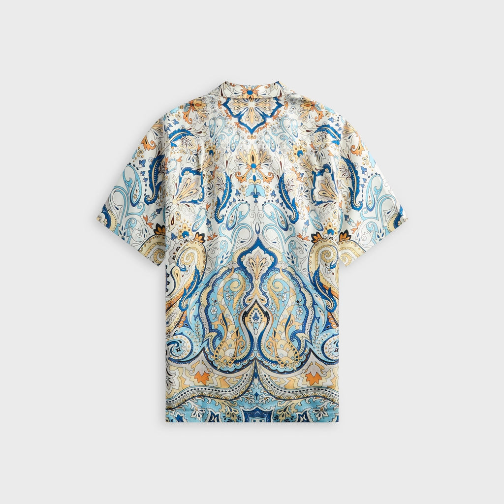 Orlebar Brown Maitan Relaxed Fit Silk Fairground Shirt - Multi / Blue