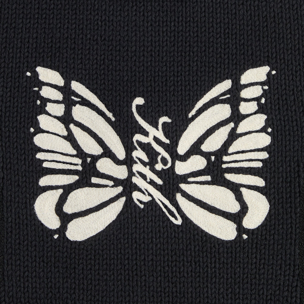 Kith for Needles Wyona Full Zip Sweater - Black