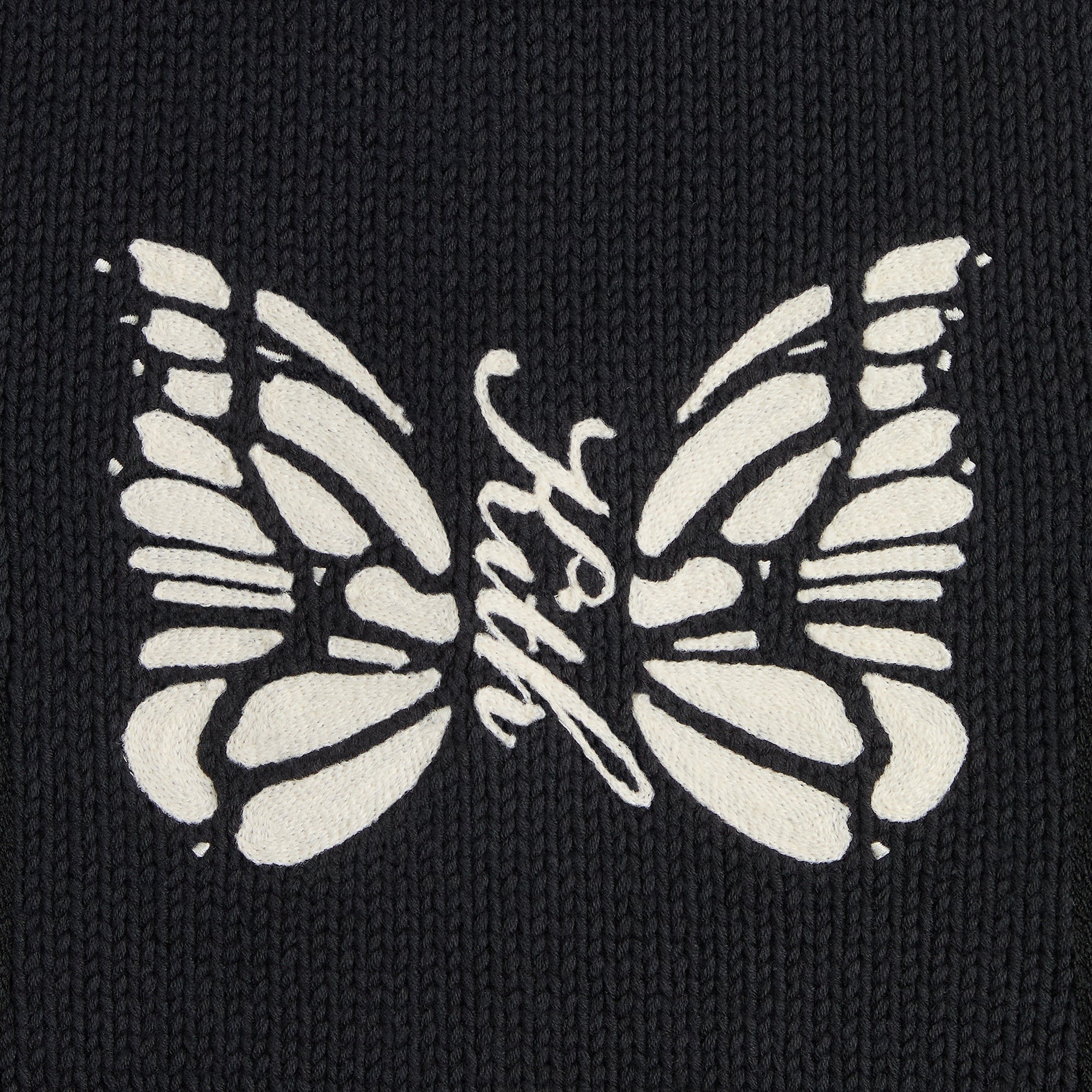 Kith for Needles Wyona Full Zip Sweater - Black