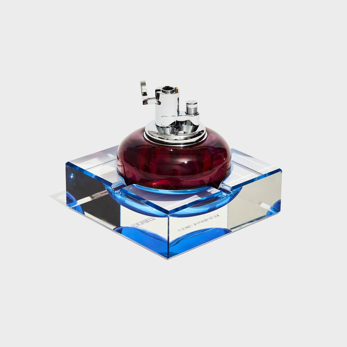 Edie Parker Glass Tabletop Lighter - Rouge
